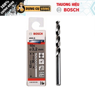 Mũi khoan sắt hss-g 3.2mm bosch 2608595056