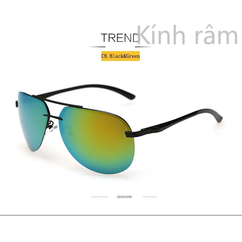 Kính mát thời trang gọng chất liệu nhôm