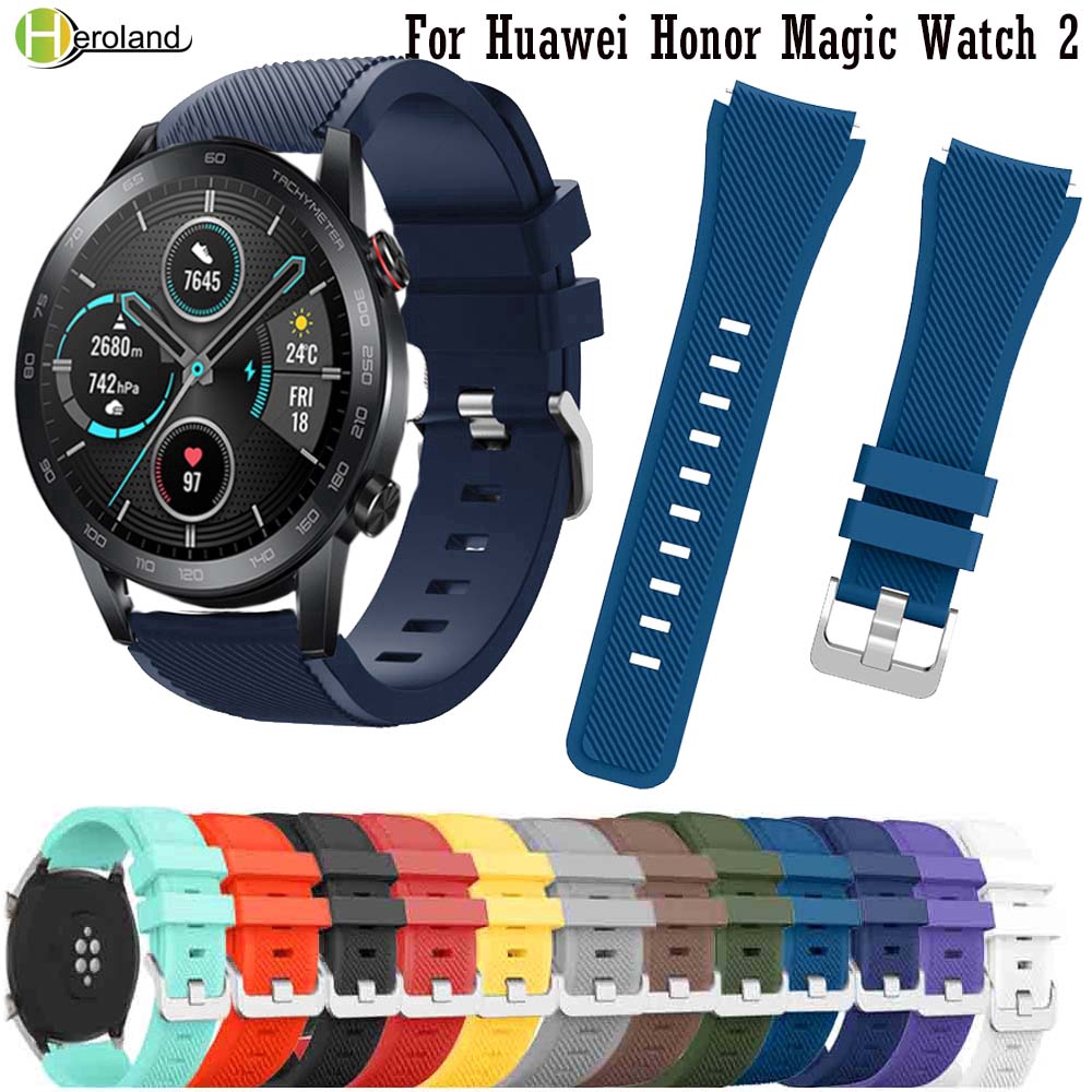 Dây Đeo Silicon 22mm Cho Đồng Hồ HUAWEI WATCH GT 2 46mm / Huawei Honor Magic 2 46mm /for huami Amazfit Stratos 3