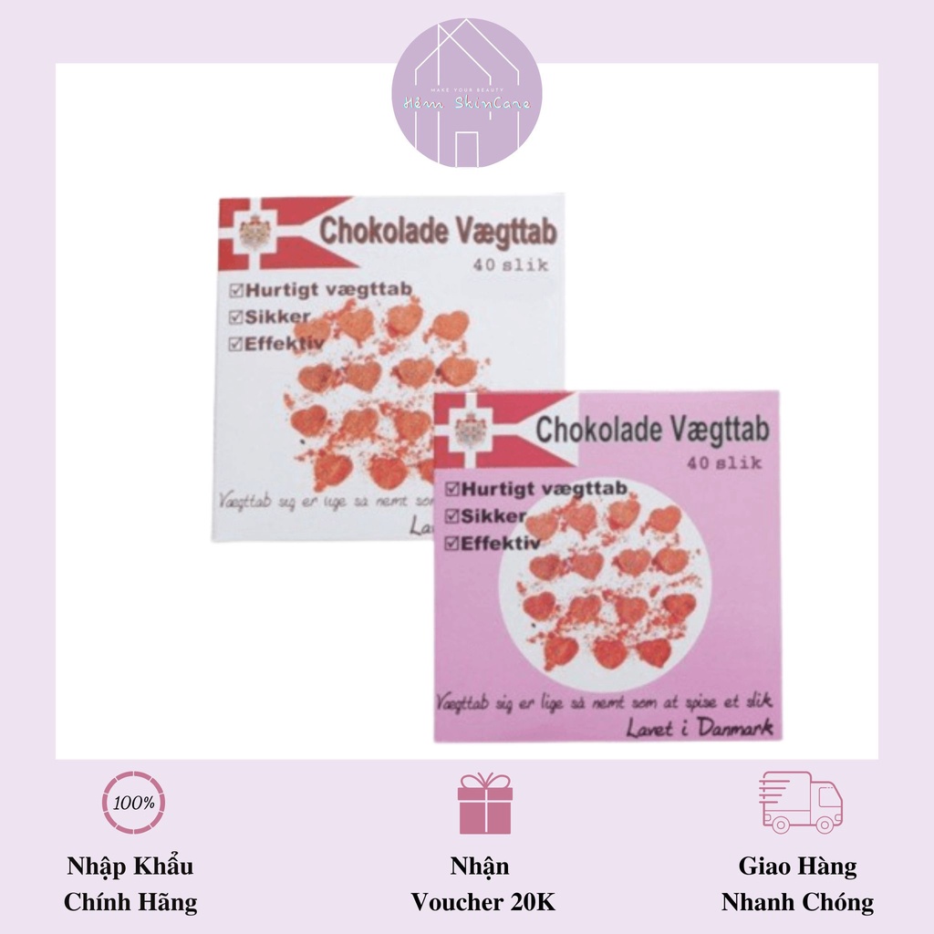 Chokolade Vaegttab - Socola Hỗ Trợ Giảm Cân Mẫu Mới