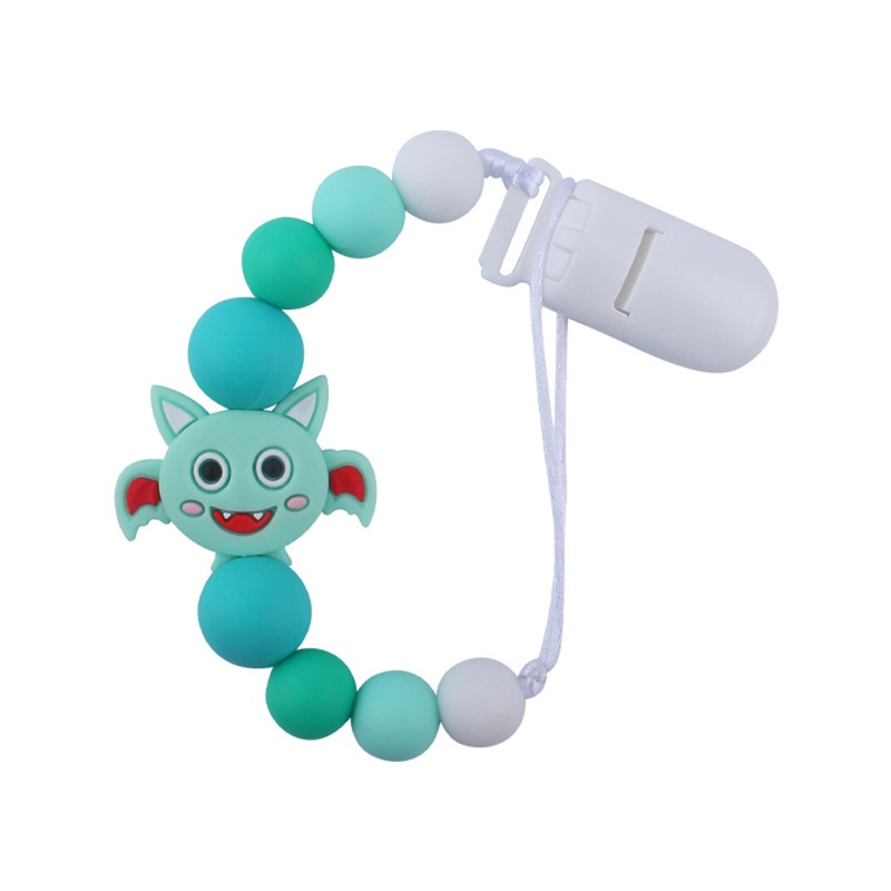 Giá Đỡ Núm Vú Giả Bằng Silicon Hình Dơi Không BPA DIY Cho Bé Sơ Sinh