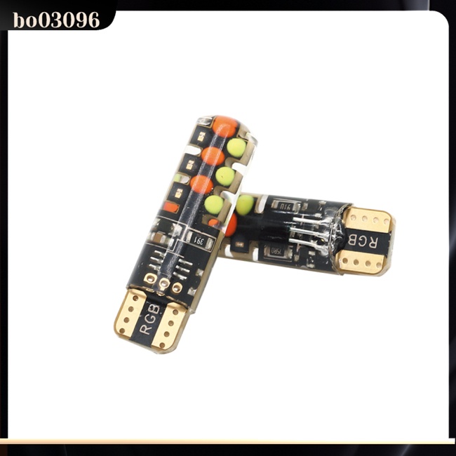 Đèn Led T10 Rgb 12v Rgbw Cob Điều Khiển Từ Xa Cho Xe Hơi