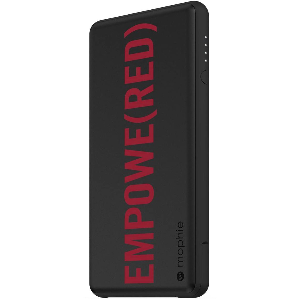 Sạc dự phòng Mophie Powerstation Plus - Empowe (RED) - 6000mAh (kèm cáp lightning) - BH 12 tháng