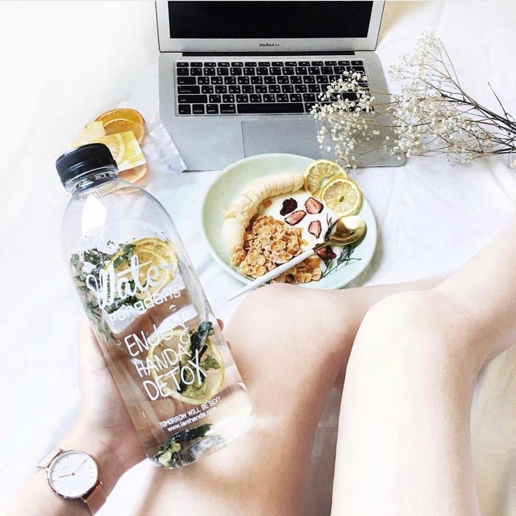 Set 10 gói trà DETOX hoa quả sấy lạnh Robimart - Giảm cân, giữ dáng, đẹp da