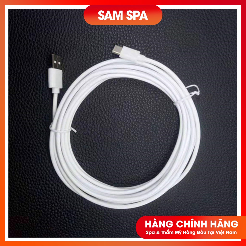 Dây Cáp Sạc Type C Màu Trắng Dài 1 Met