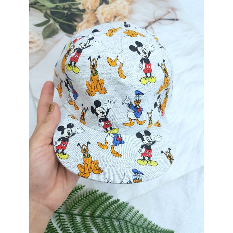 Mũ, nón (Dưới 3 tuổi) lưỡi trai Hiphop HM dư xịn - Các con vật Disney lưỡi vuông.