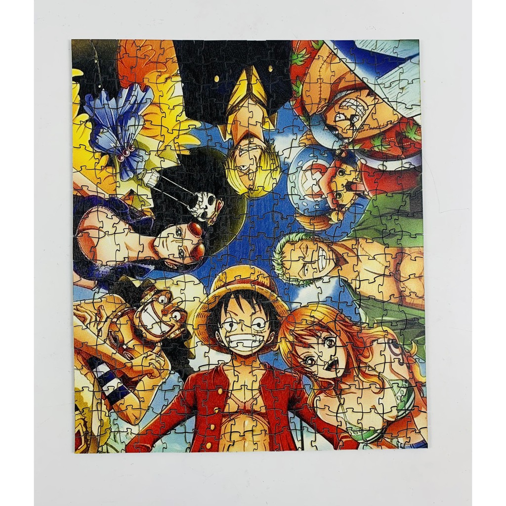 Bộ Tranh One Piece – Bộ Xếp Hình One Piece Puzzle ( Tranh Ghép 60*50cm ) – Băng Hải tặc Mũ Rơm