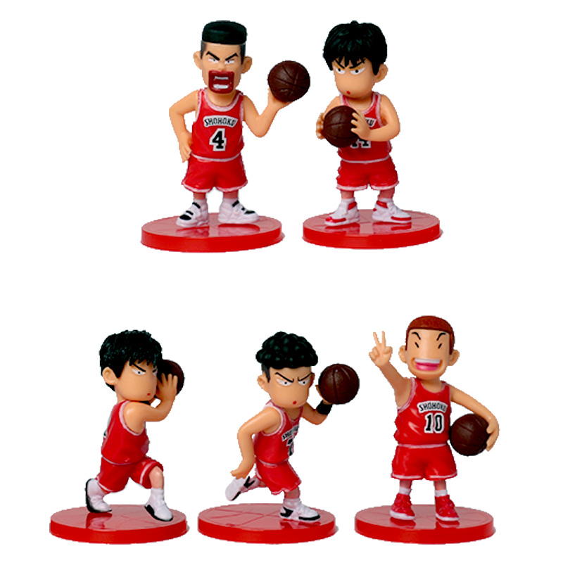 Set 5 Mô Hình Đồ Chơi Nhân Vật Trong Phim Hoạt Hình "Slam Dunk"