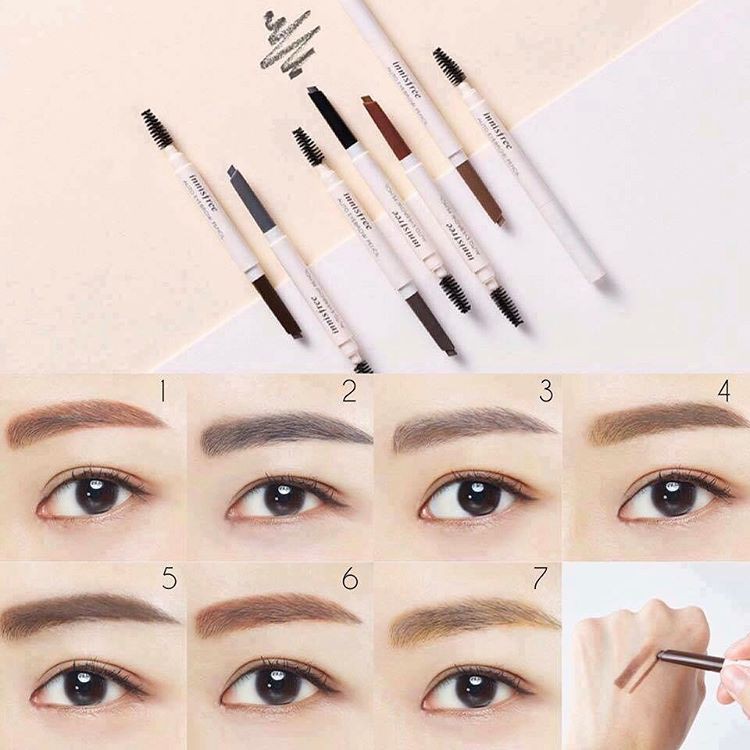 Chì kẻ mày Innisfree auto eyebrow pencil