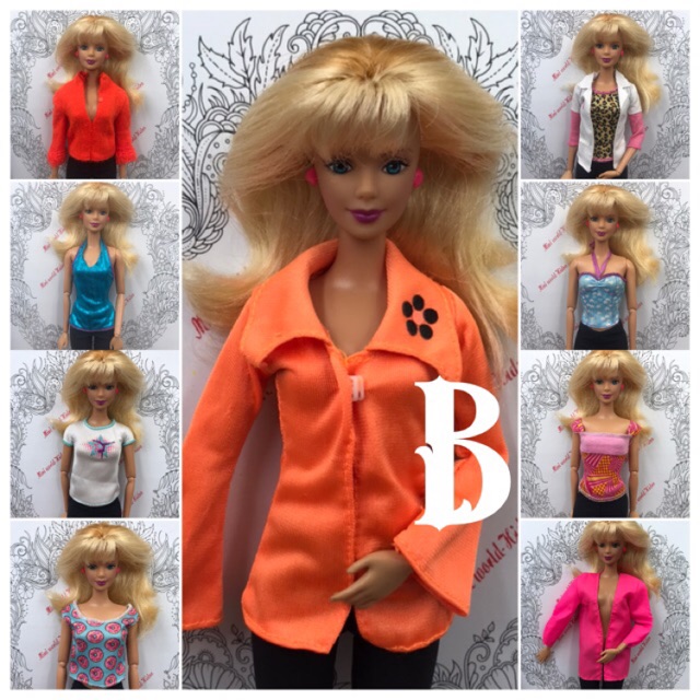 Áo búp bê barbie, áo khoác búp bê. Mã áo Barbie B