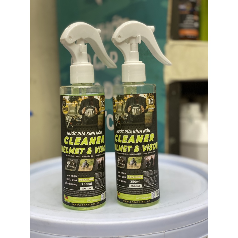 Nước Rửa Kính Nón Sprayking Cleaner Helmet & Visor 250ml
