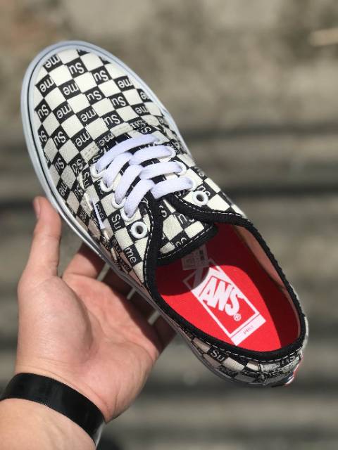 Giày Vans Cheker Board Supreme Chính Hãng Cá Tính Trẻ Trung