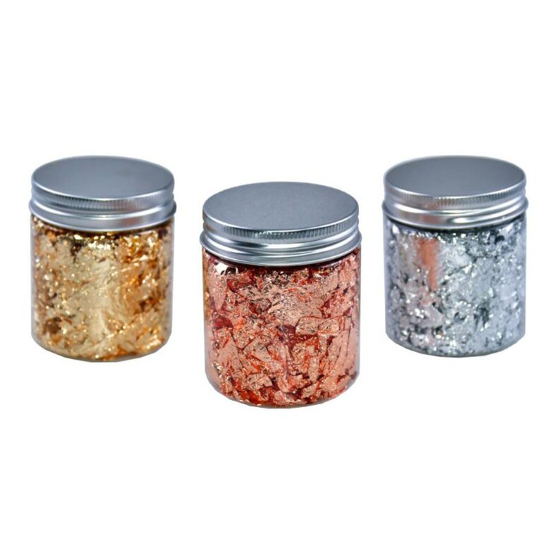 Nhũ Tấm Kim Loại Nhuyễn Lấp lánh DIY Epoxy Resin
