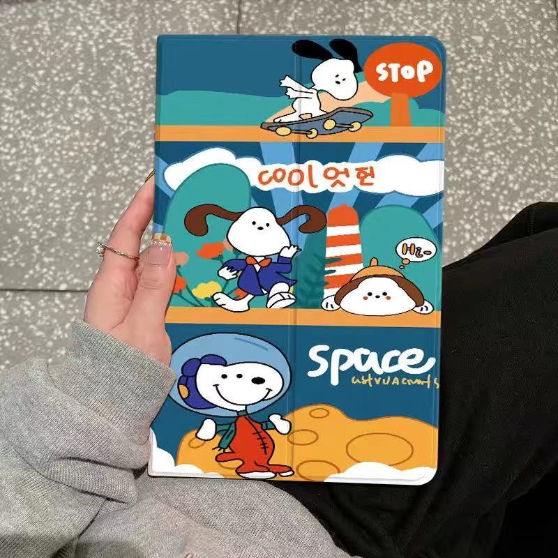 Ốp Lưng Máy Tính Bảng In Hình Chú Chó snoopy Dễ Thương Cho apple ipad air 9.7inch ipad mini 123456 7.9inch 8.3inch 10.2inch 11inch