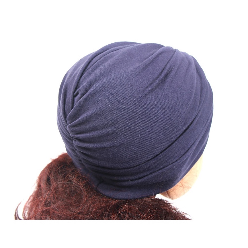 Mũ trùm đầu cho bé kiểu xoắn vải lạ mắt