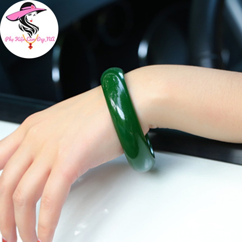 Vòng Tay Phong Thuỷ Màu Xanh Lá Đá Thiên Nhiên – Mang Lại May Mắn, Tài Lộc, Tình Duyên