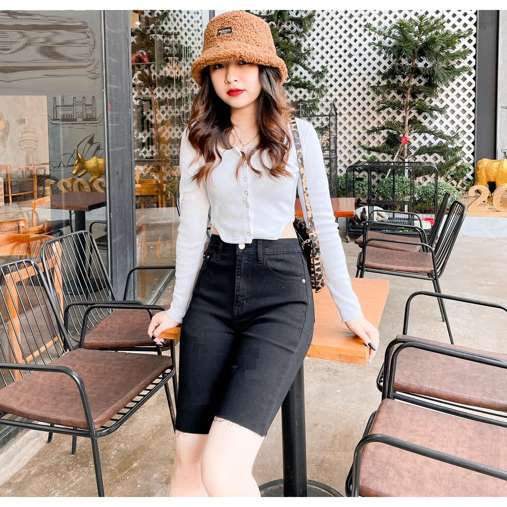 HOT Quần Kaki Ngố Co Dãn Ngang Đầu Gối - BAOTIN FASHION + Video, Hình Thật