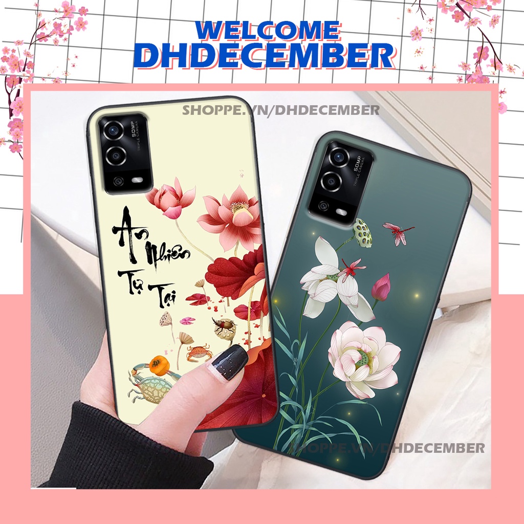 Ốp lưng Oppo A55 in hình thư pháp tâm an vạn sự an ,mã đáo thành công SIÊU CHẤT
