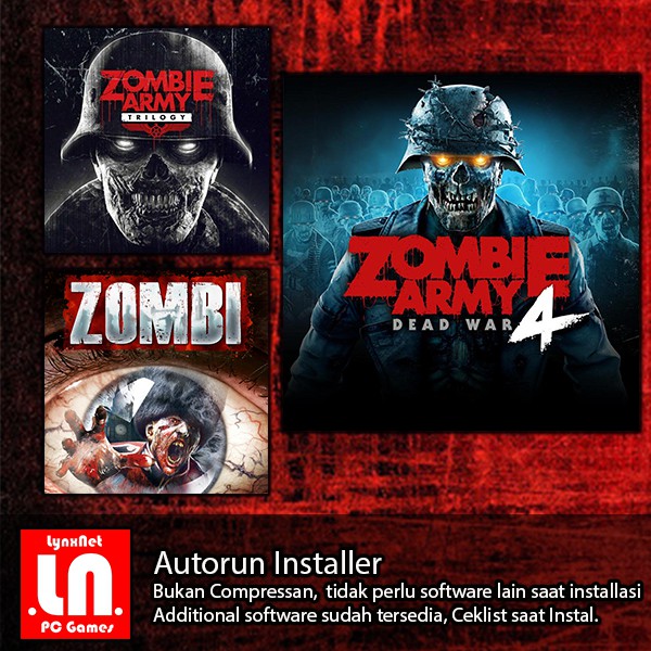 Đĩa Dvd Game Zombie Quân Đội Độc Đáo