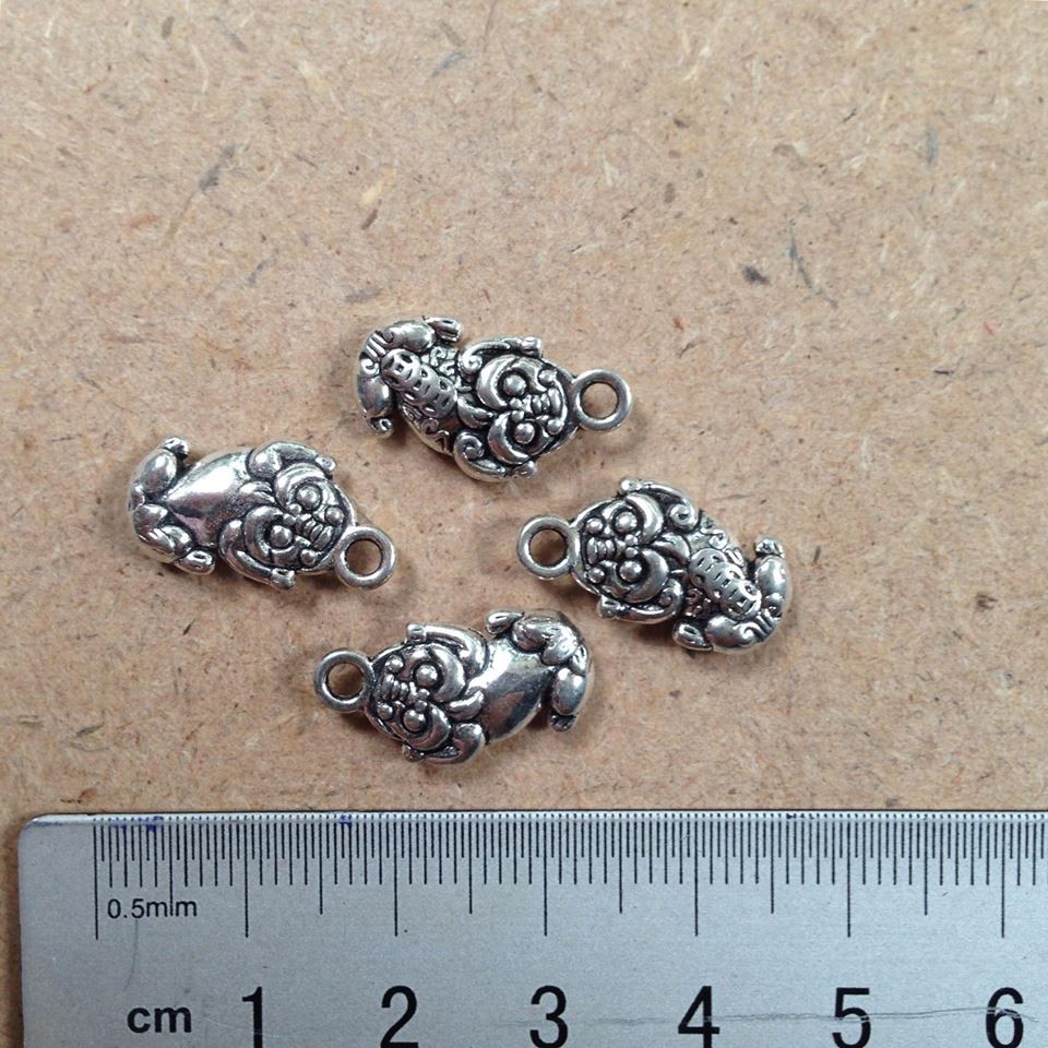 Mặt Tỳ Hưu xi bạc( 5) - phụ kiện