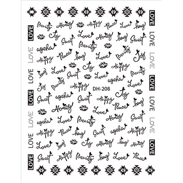 stiker trang tri nail DH-208