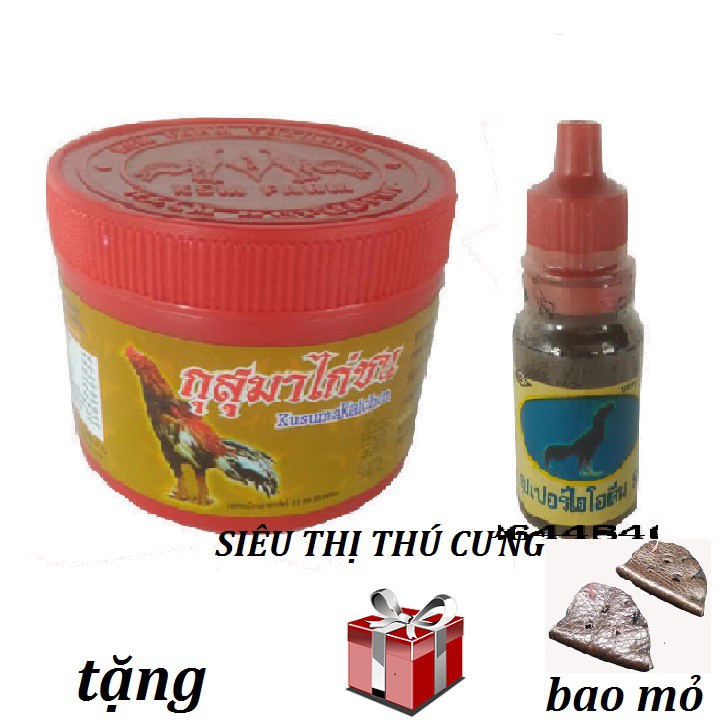 [ HỖ TRỢ PHÍ VẬN CHUYỂN ] COMBO LỌ THUỐC BỔ NỘI TẠNG ĐỎ VÀ THUỐC NẤM HỌNG NƯỚC CHO GÀ- TẶNG BAO MỎ DA