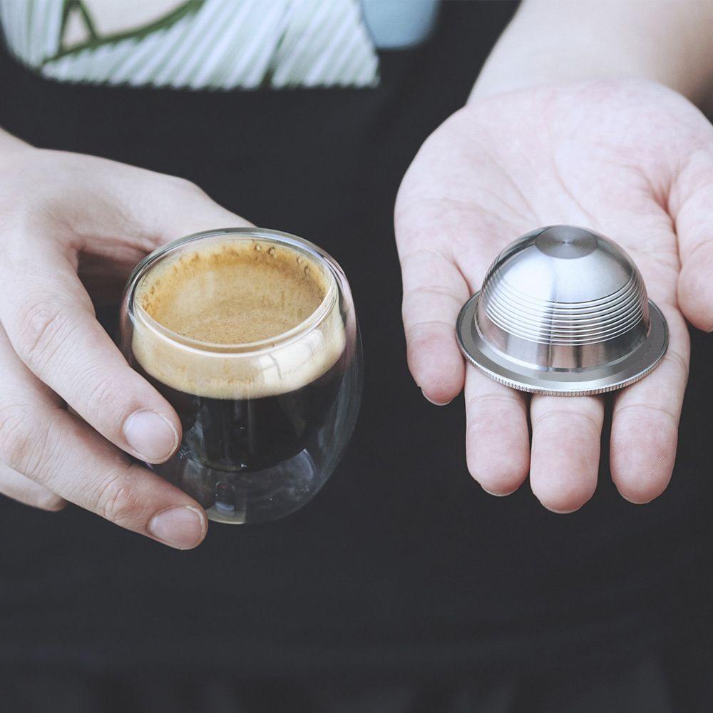 Viên Nén Cà Phê Espresso Bằng Thép Không Gỉ Tái Sử Dụng Được Cho NESPRESSO vertuolline GCA1