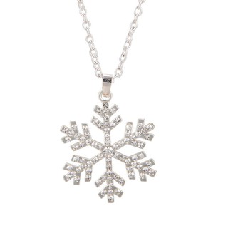 Dây chuyền bạc mặt hoa tuyêt : BẠC THẬT 100%- Trang sức bạc Panmila (TS.DC.HT)