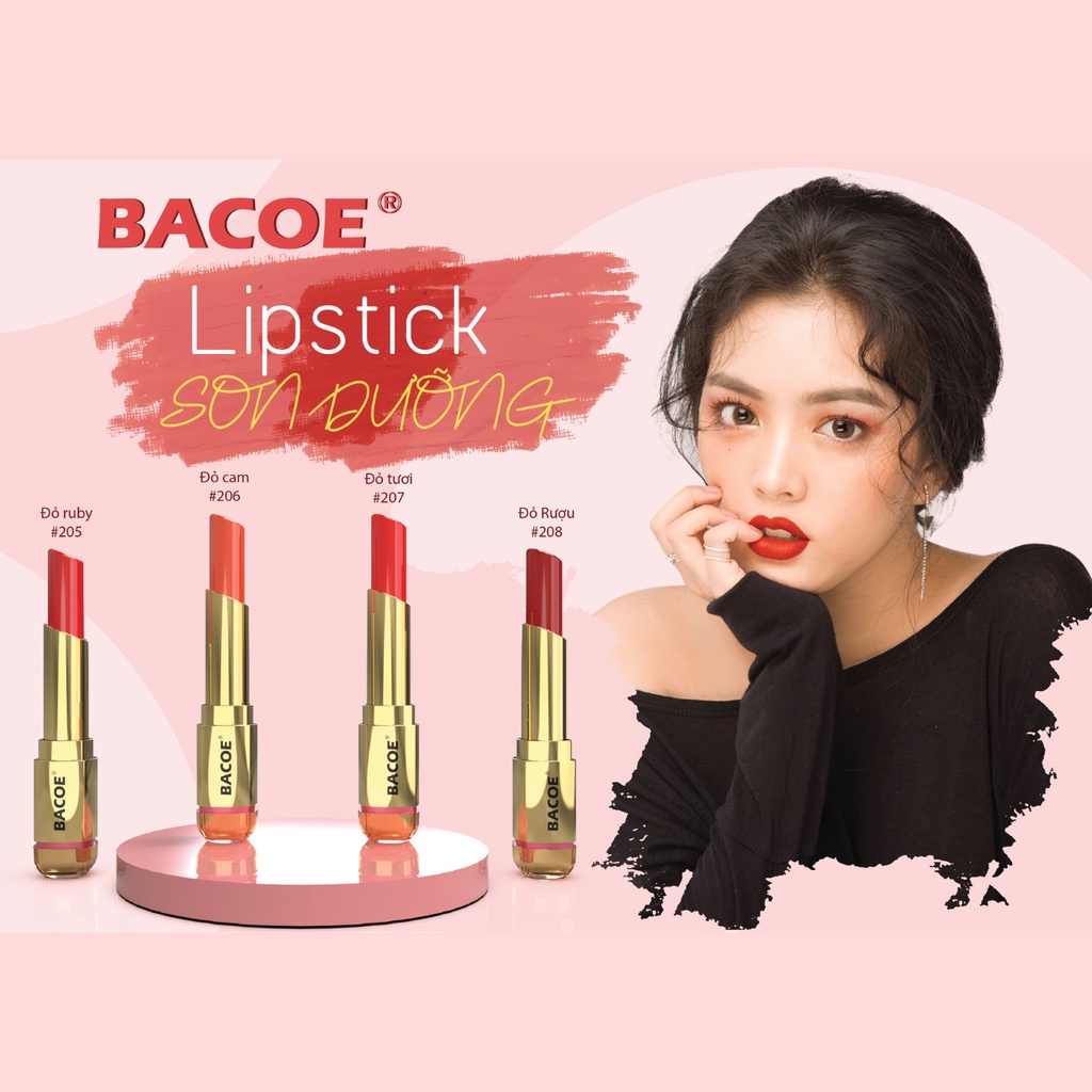 Son Dưỡng Mềm Môi Có Màu Bacoe