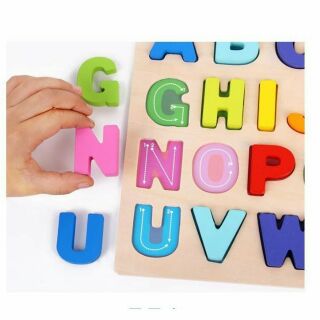 Bảng gỗ chữ cái nổi
