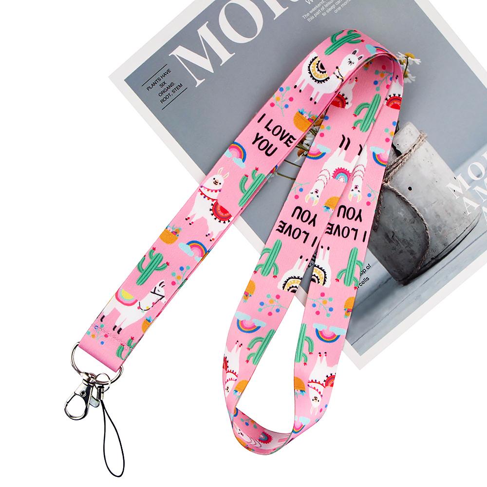 Dây Đeo Điện Thoại / Móc Khóa Hình Lạc Đà Alpaca Dễ Thương DIY
