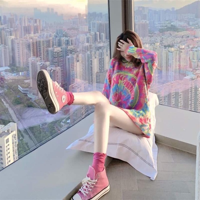 Áo len sắc màu