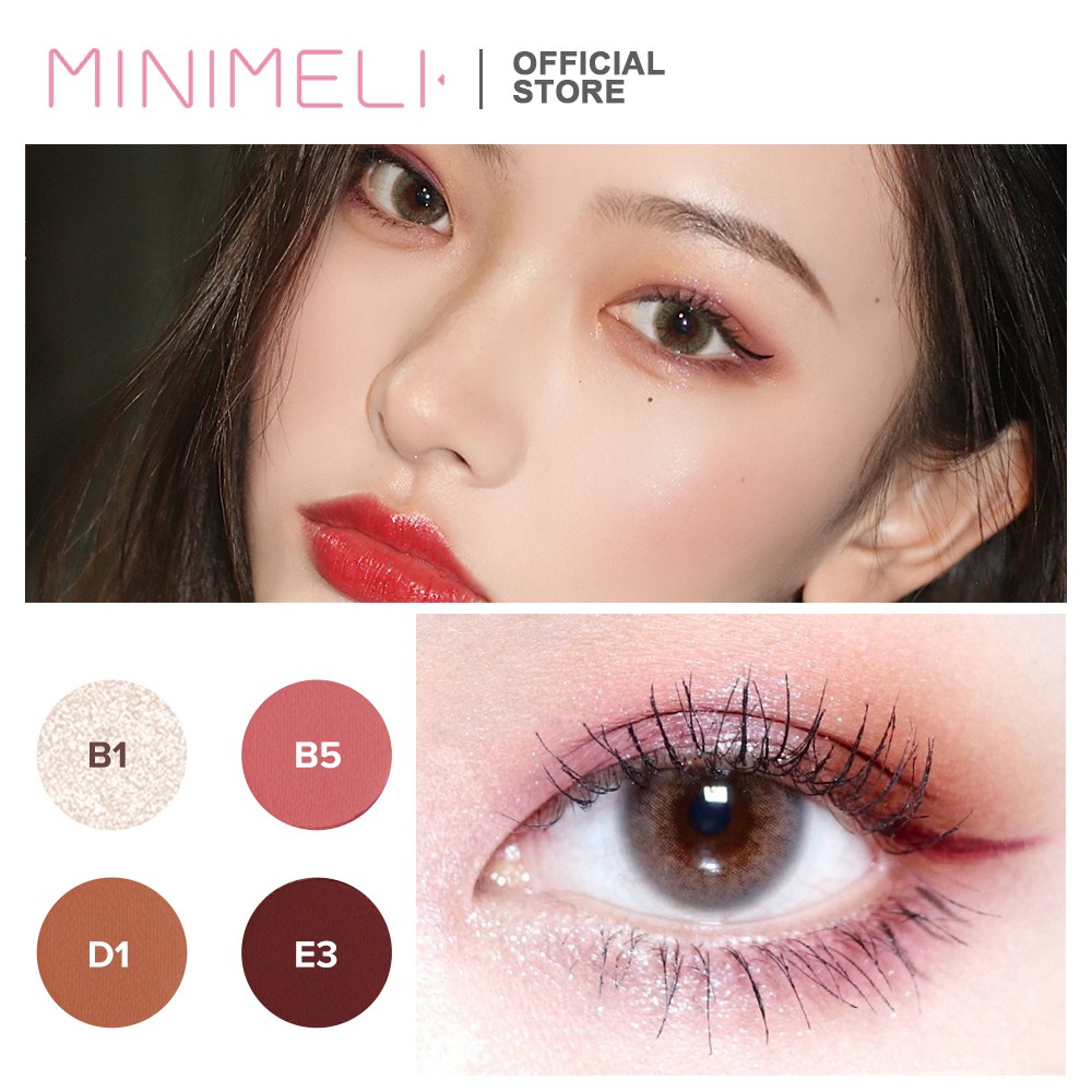 Bảng phấn mắt MINIMELI 35 màu lì và nhũ kim tuyến sáng bóng 210g | BigBuy360 - bigbuy360.vn