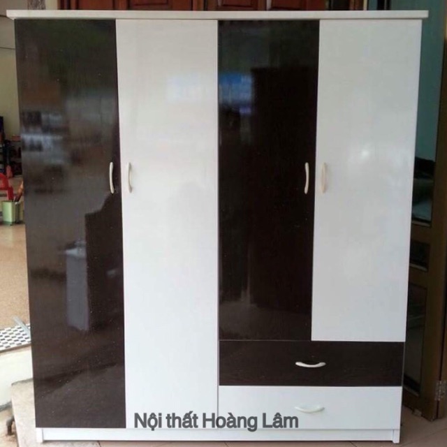 Tủ áo nhựa Đài Loan 4 cánh