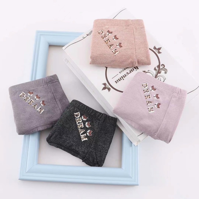 Quần lót nữ cotton lạnh, đáy lót kháng khuẩn. Phom 40-60kg. Vòng mông 80-93cm.