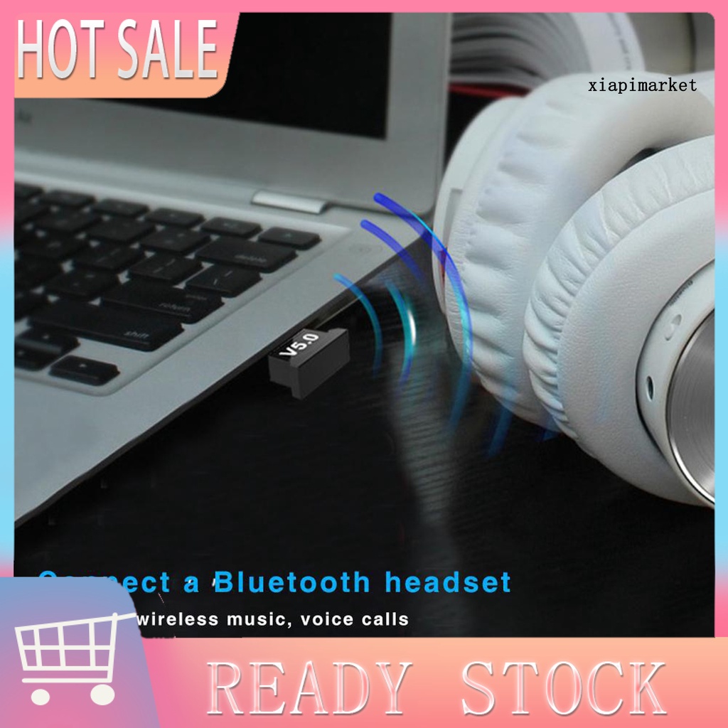 Usb Thu Phát Âm Thanh Bluetooth 5.0 Mini Không Dây Cho Pc Laptop Tai Nghe