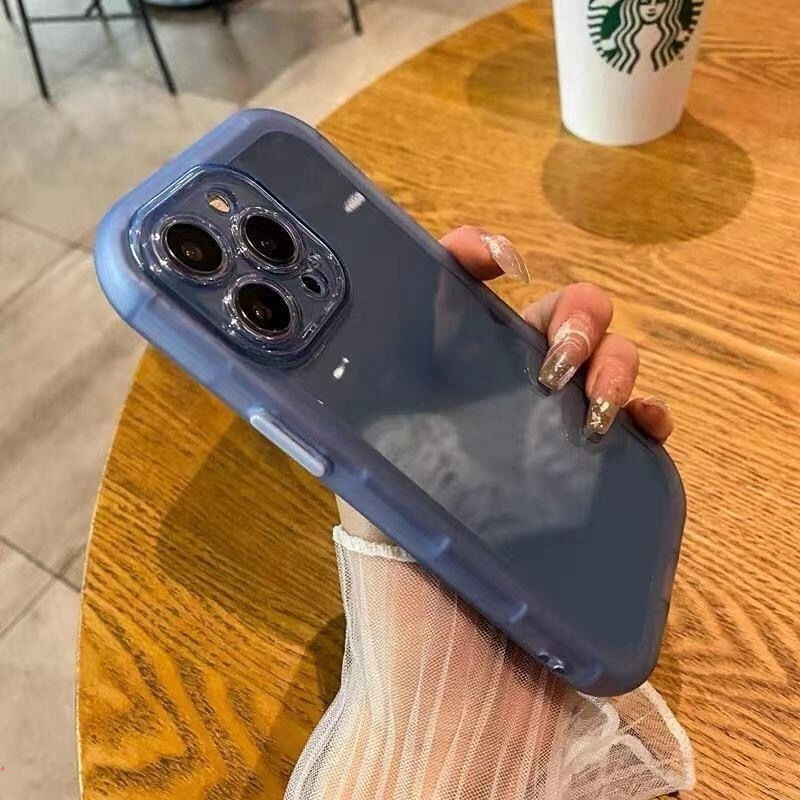 Ốp Điện Thoại Tpu Silicon Mềm Chống Sốc Màu Trơn Đơn Giản Cho Iphone 11 12 13 Pro Max Xr X Xs Max 7 8 plus