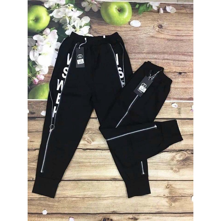 Quần bom nữ VSWEH viền khóa thể thao thời trang LADYA STORE M180