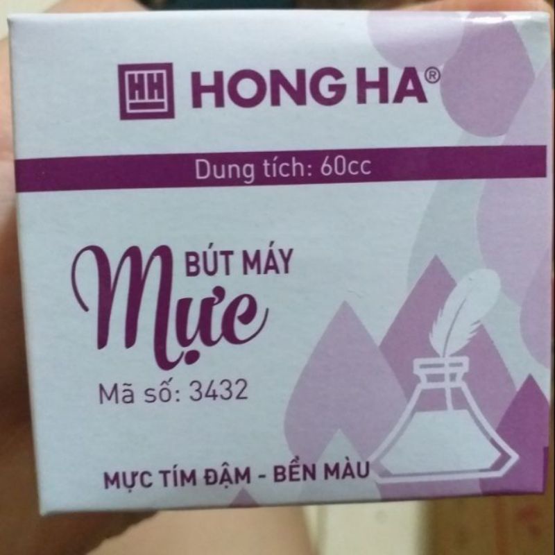 Mực tím hồng hà sét 6 lọ