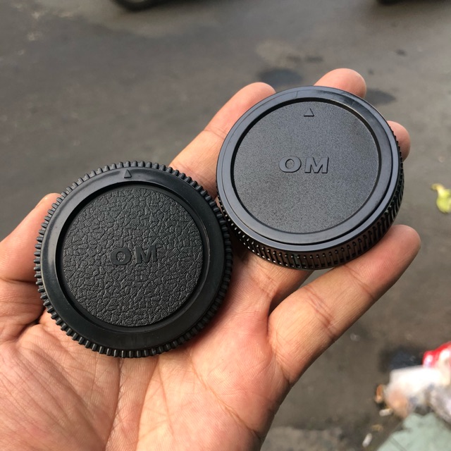 Bộ Cap (nắp) Body + Cap Đuôi Lens Máy Ảnh Phim Olympus OM