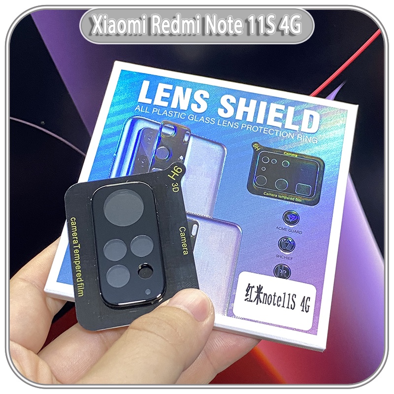 Kính cường lực camera Full đen Xiaomi Redmi Note 11S 4G