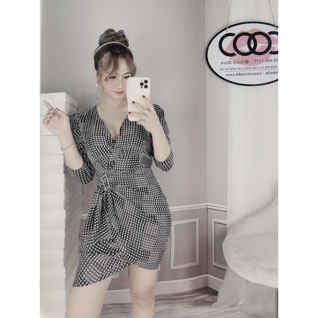 Đầm vải lụa Hàn Châu nhập khẩu cao cấp - DA003 | BigBuy360 - bigbuy360.vn