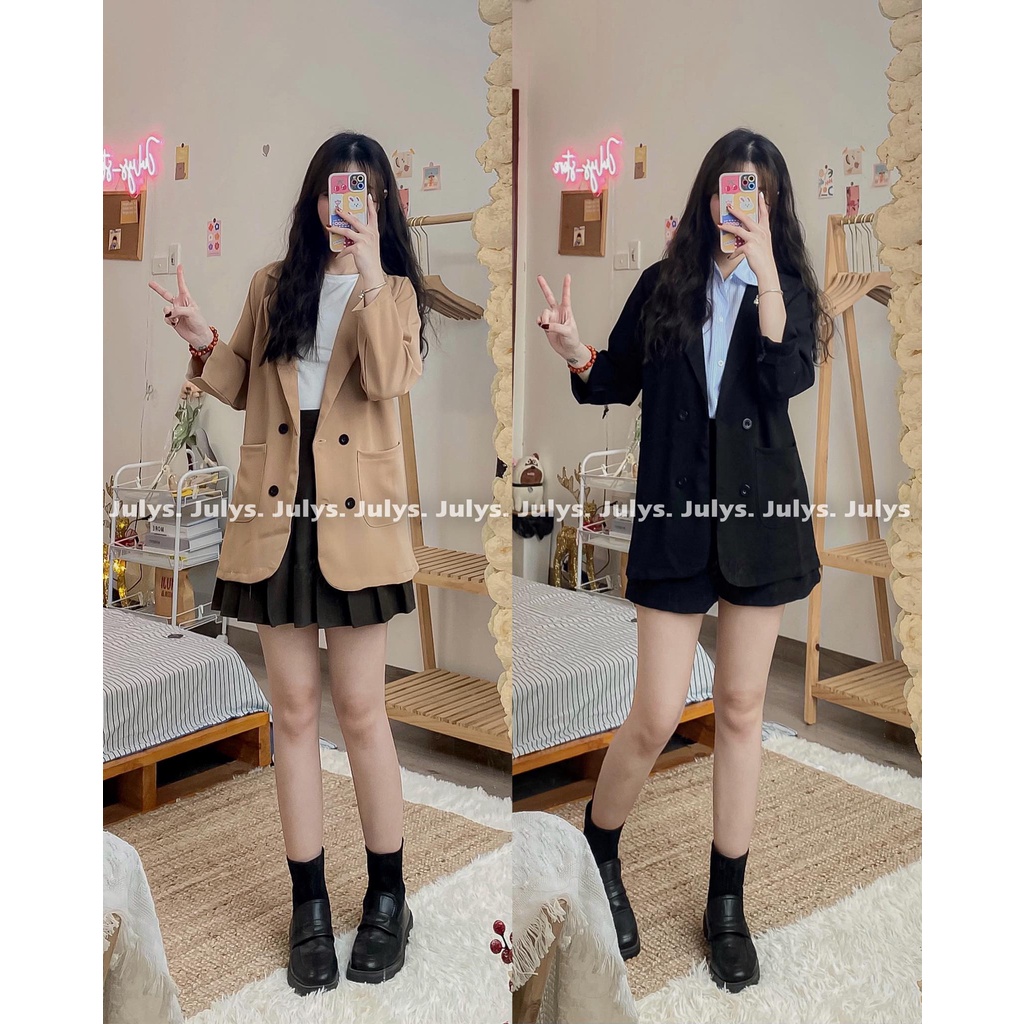 Áo BLAZER 1 lớp trơn (ảnh thật kèm video)