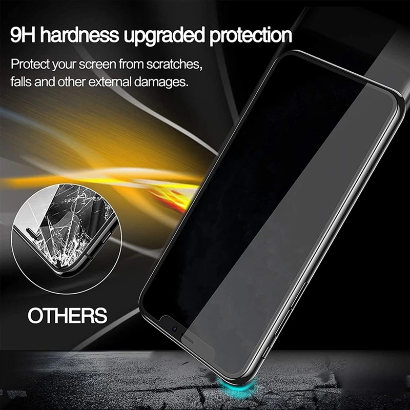 Ốp Điện Thoại Mặt Kính Cường Lực Chống Nhìn Trộm Cho iPhone 14 13 12 Pro 11 Pro Max 6 6s 7 8 Plus X XS Max XR SE 2020