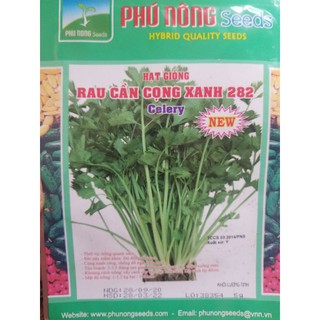 Hạt giống cây rau cần cọng xanh 5g