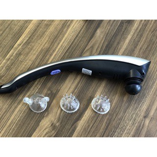 Máy Massage cầm tay Công Nghệ Nhật Bản, Máy Mát xa toàn thân, Matxa với 3 đầu silicon êm ái