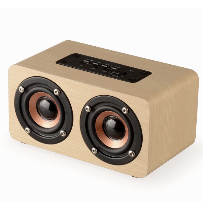 "Deal" Loa bluetooth vỏ gỗ > Super Bass Loa Vi tính > âm thanh nổi HIFI Stereo > speaker W5 thiết kế sang trọng