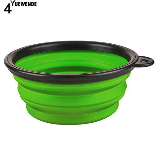 Bát đựng thức ăn cho thú cưng chất liệu silicon và có thể xếp gọn dễ dàng