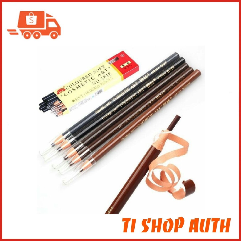 Chì Bóc 💋FREESHIP💋 Chì Xé Kẻ Mày ( Nâu, Đen, Ghi xám)