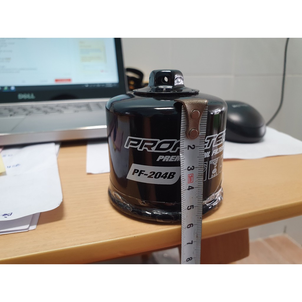 Lọc nhớt Moto Maxima ProFilter PF-204B Cho xe Honda, Kawasaki, Yamaha, Triumph, Có lắp đặt
